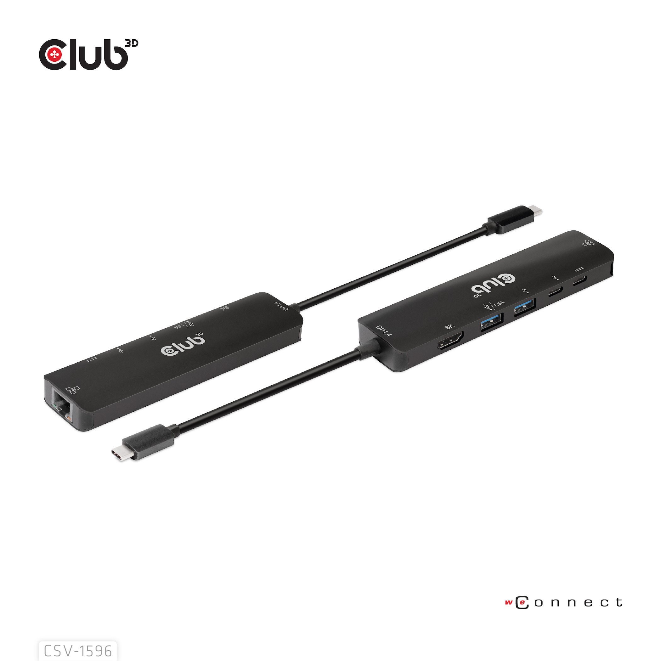 Club3D USB-6-in1-HUB USB-C > HDMI/2xUSB/2xUSB-C/RJ45 100W retail