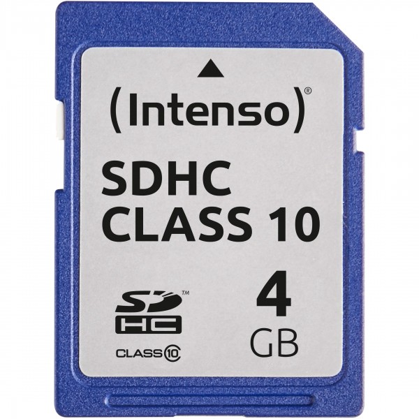 4GB Intenso SDHC 20MB/s