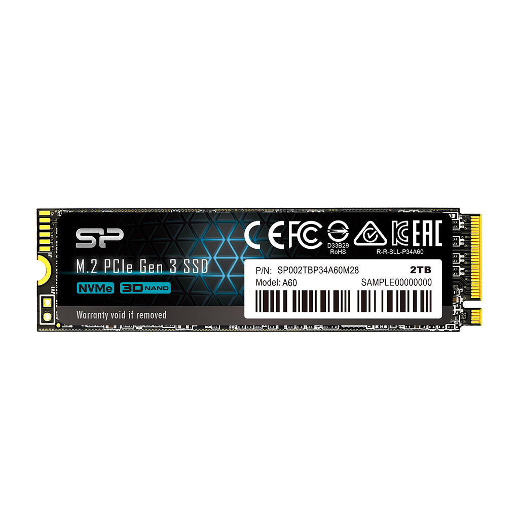 SSD 2TB Silicon Power M.2 PCI-E Ace A60 Gen 3x4 NVMe