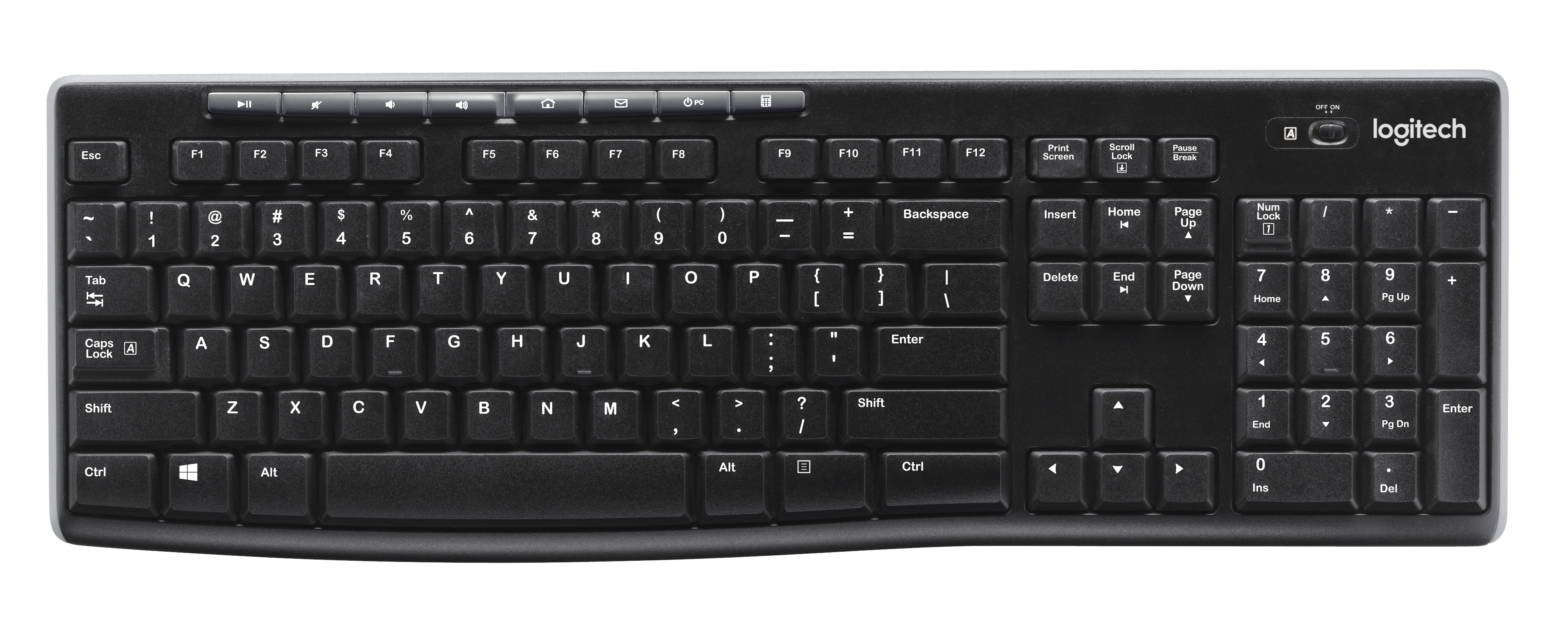 Logitech Wireless Keyboard K270 black retail