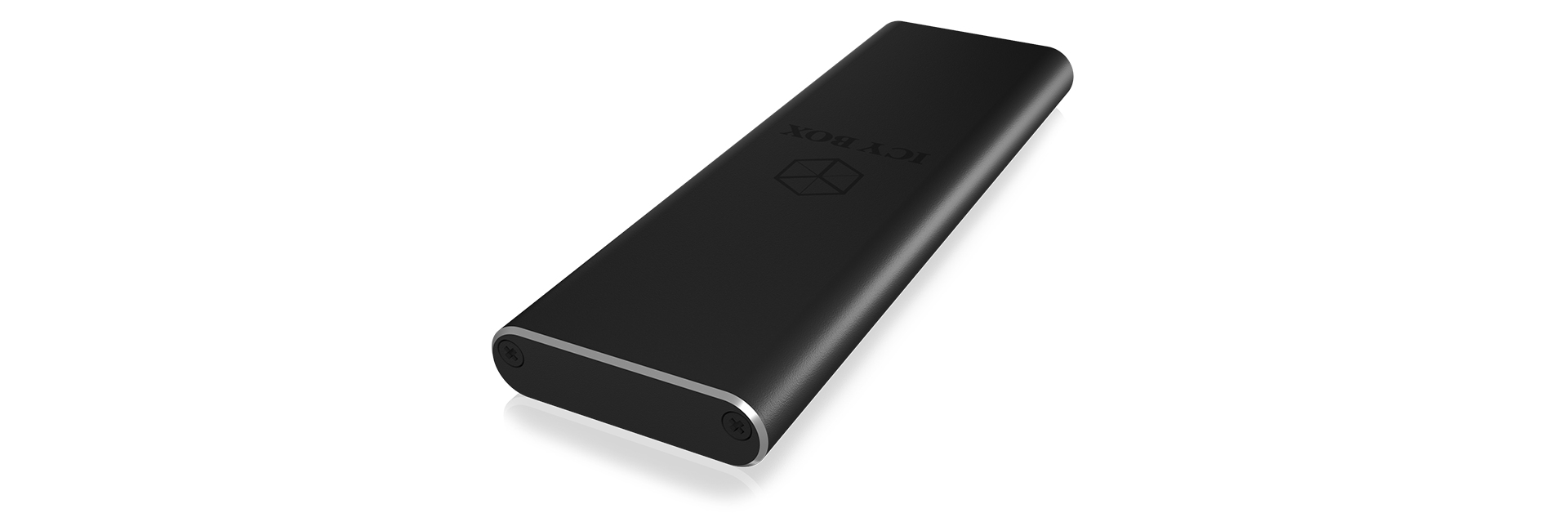 Geh. IcyBox USB 3.0 1,8 M.2 SATA SSD -> Aluminium sw retail