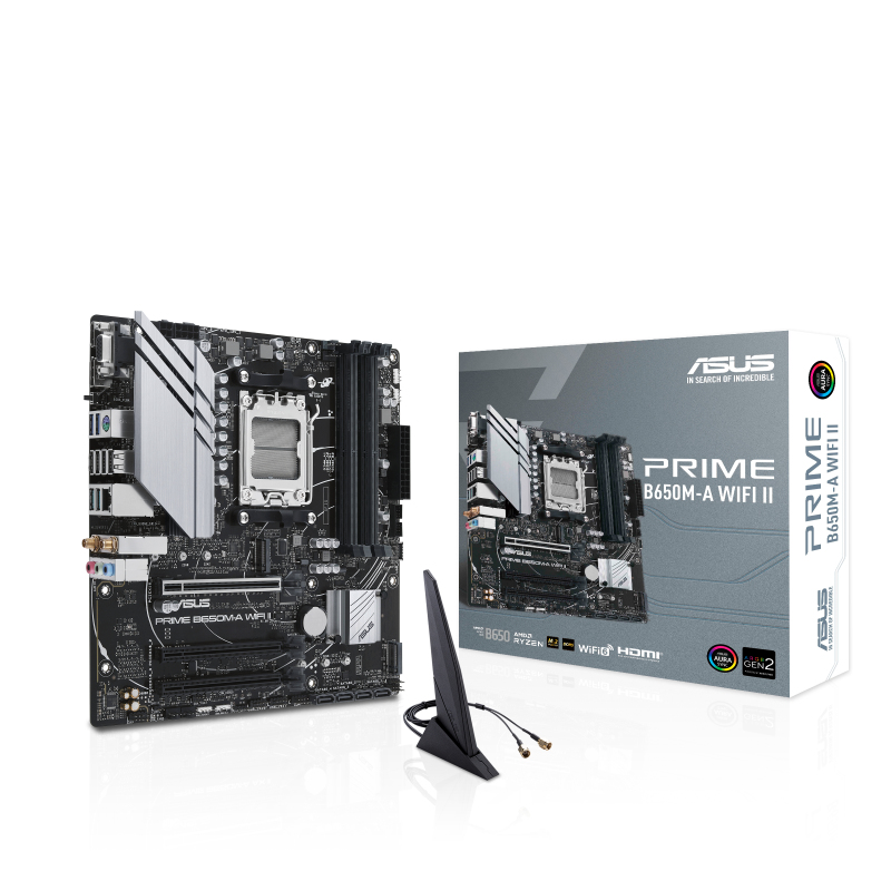 MB ASUS PRIME B650M-A WIFI II (AMD,AM5,DDR5,mATX)