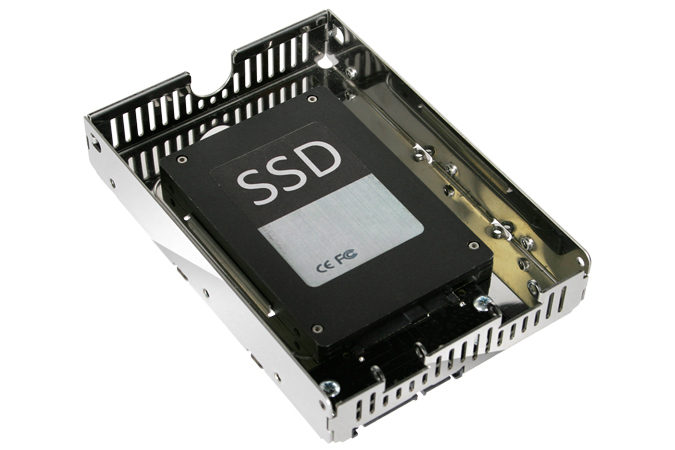 Adapter IcyDock 2,5 -> 3,5 SATAI-III SSD&HDD 7-15mm chro