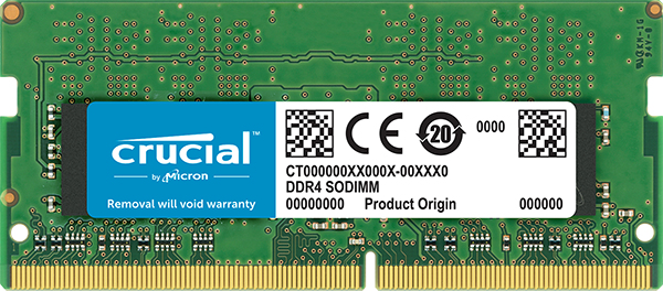 SO DDR4 4GB PC 2666 CL19 Crucial Single Rank retail