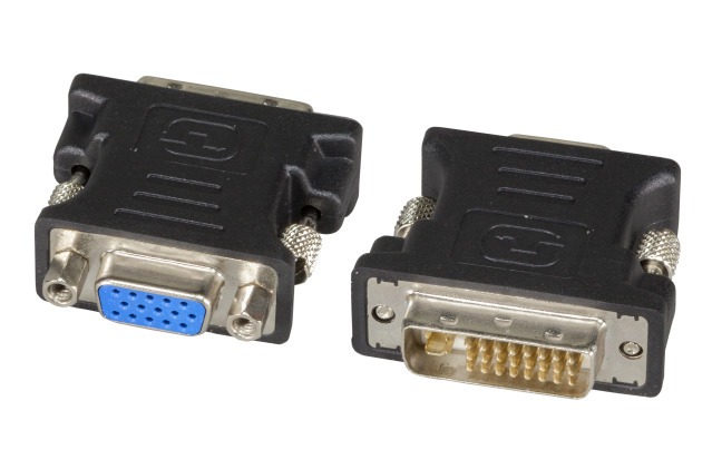 EFB DVI 24+5 / VGA Adapter,DVI-A 24+5 St. auf HD15 Bu.