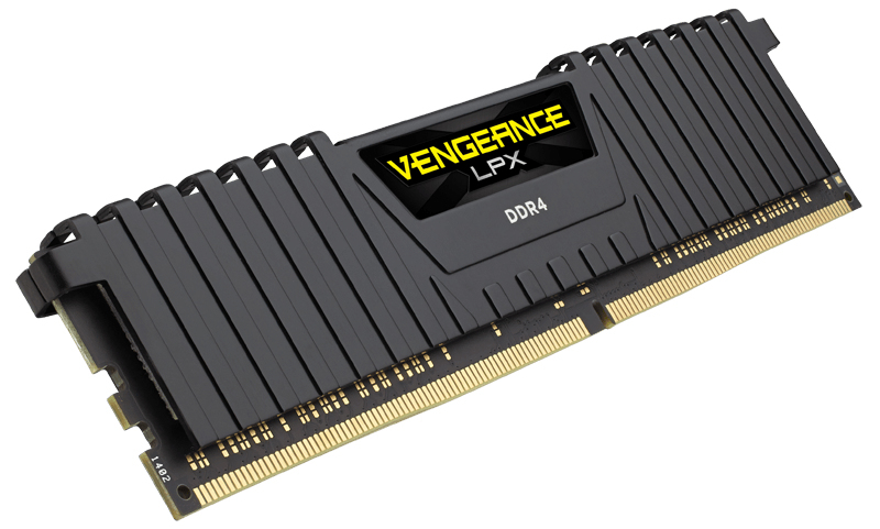 DDR4 8GB PC 3000 CL16 CORSAIR VengeanceT Black