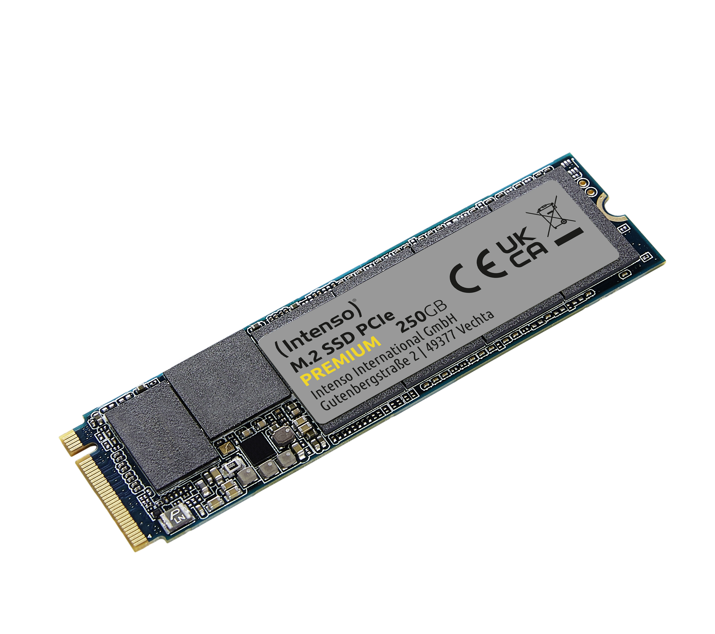 Intenso M.2 SSD PCIe Premium 250GB Gen.3x4 NVME 1.3 retail