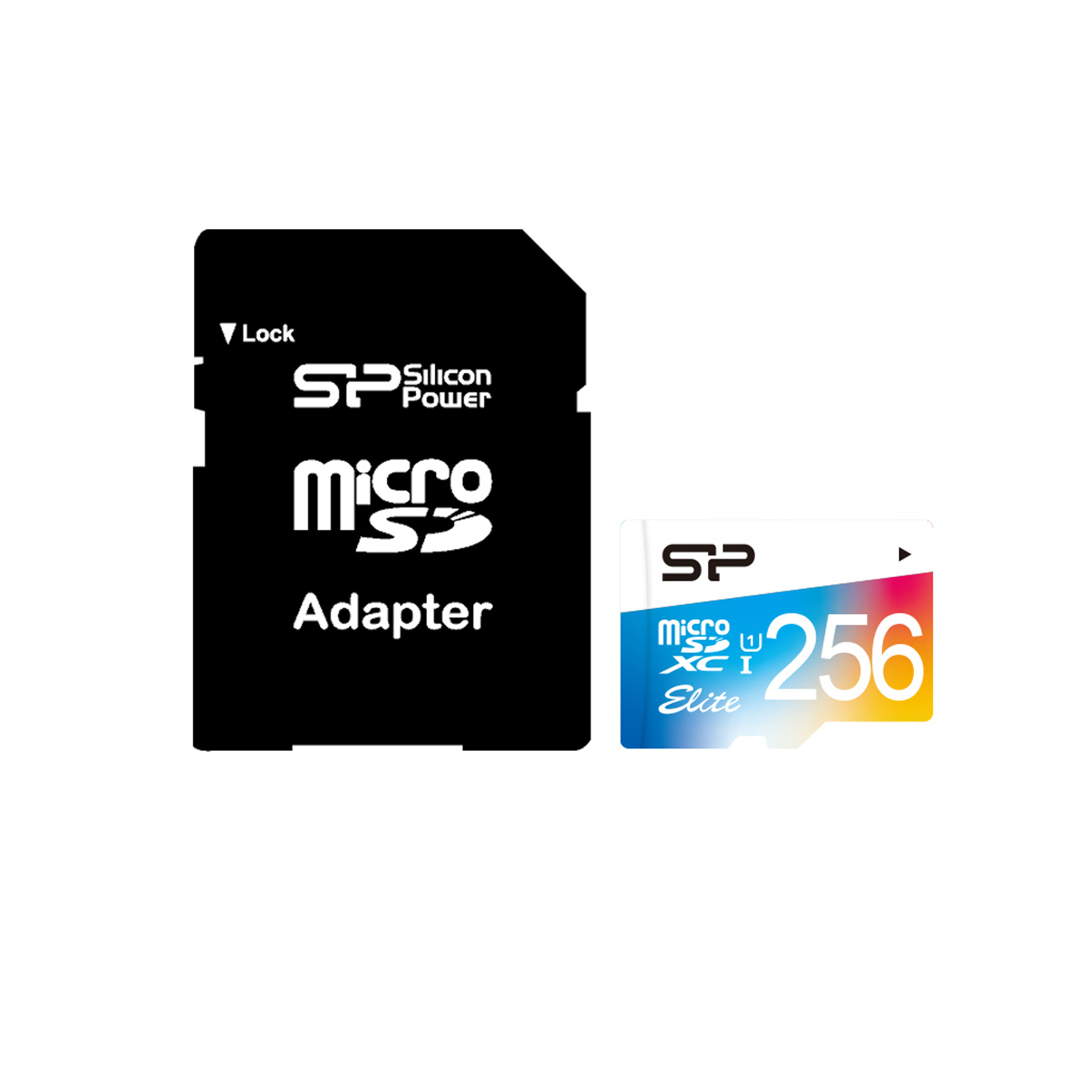 MicroSD Card256GB Silicon Power UHS-1 Elite/CL.10 Color + Ad