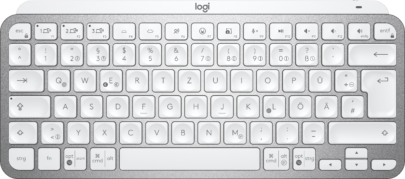 Logitech Wireless Keyboard MX Keys Mini hellgrau/weiß retail