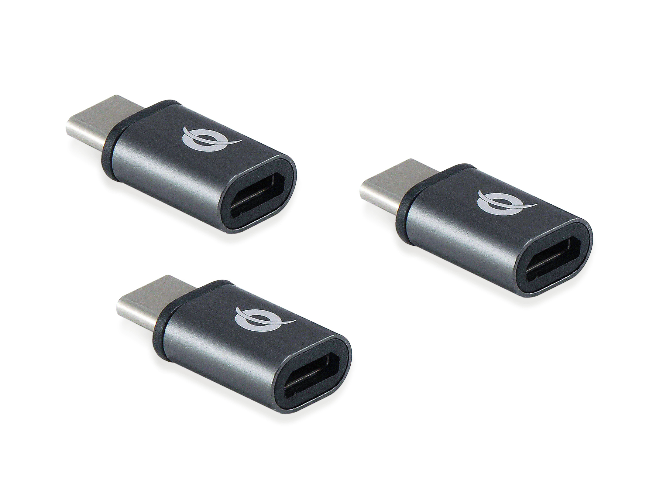 CONCEPTRONIC Adapter USB-C -> Micro USB 3.0 3er-Pack gr