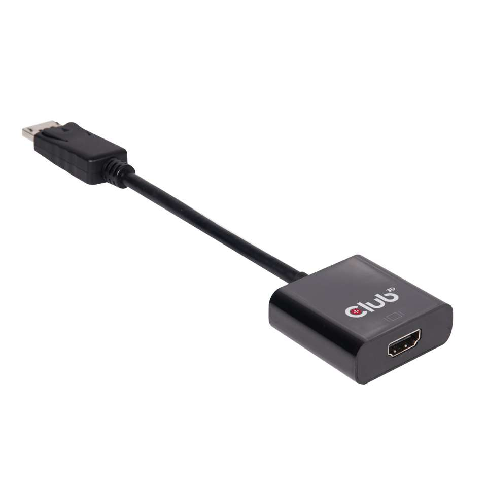Club3D Adapter DisplayPort > HDMI 2.0 3D 4K60Hz aktiv St/Bu Polybeutel