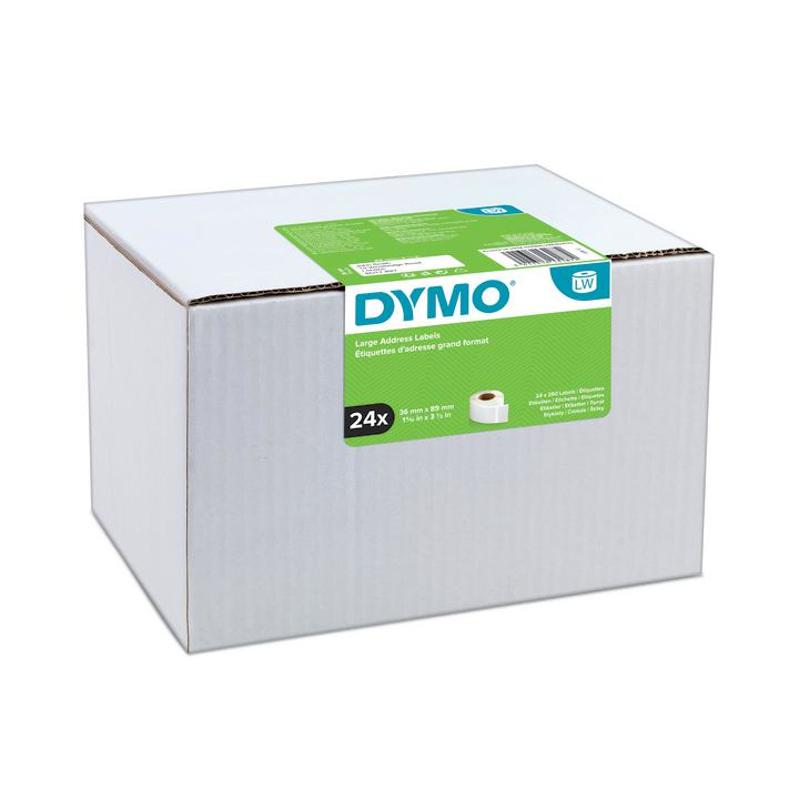 DYMO LW-Adressetiketten Großpack. 36x 89mm 24Rl 260St/Rolle