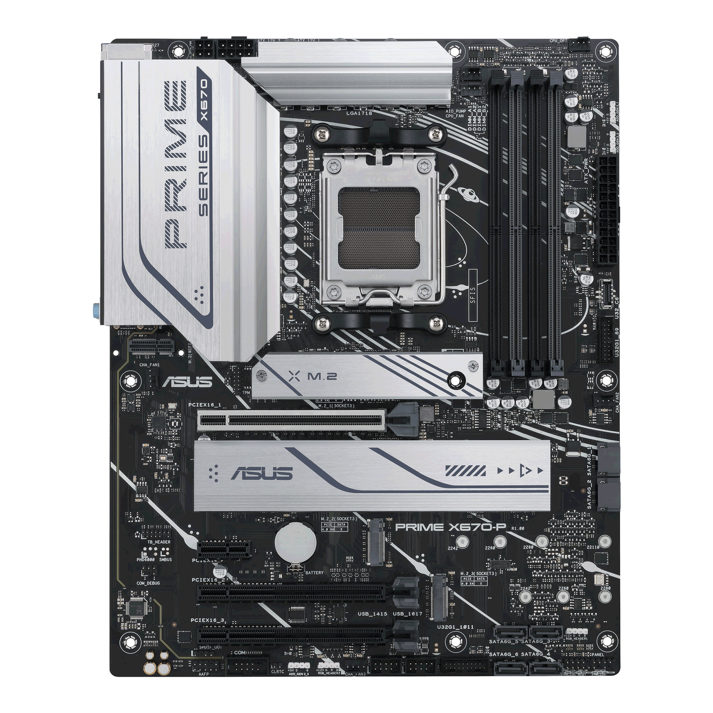 MB ASUS PRIME X670-P (AMD,AM5,DDR5,ATX)