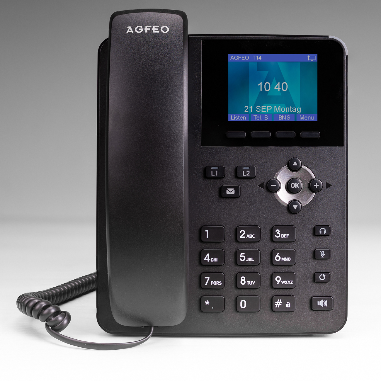 AGFEO Telefon T14 SIP schwarz