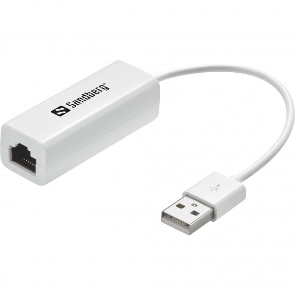 Adapter USB > Ethernet (ST-BU) 100Mbps Sandberg White