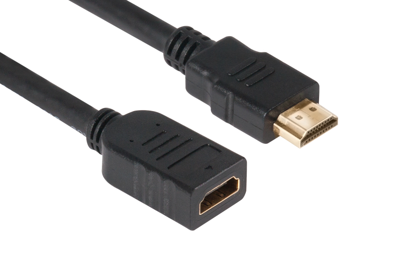 Club3D HDMI-Kabel 1.4 HD-Verlängerungskabel 5 Meter St/Bu retail