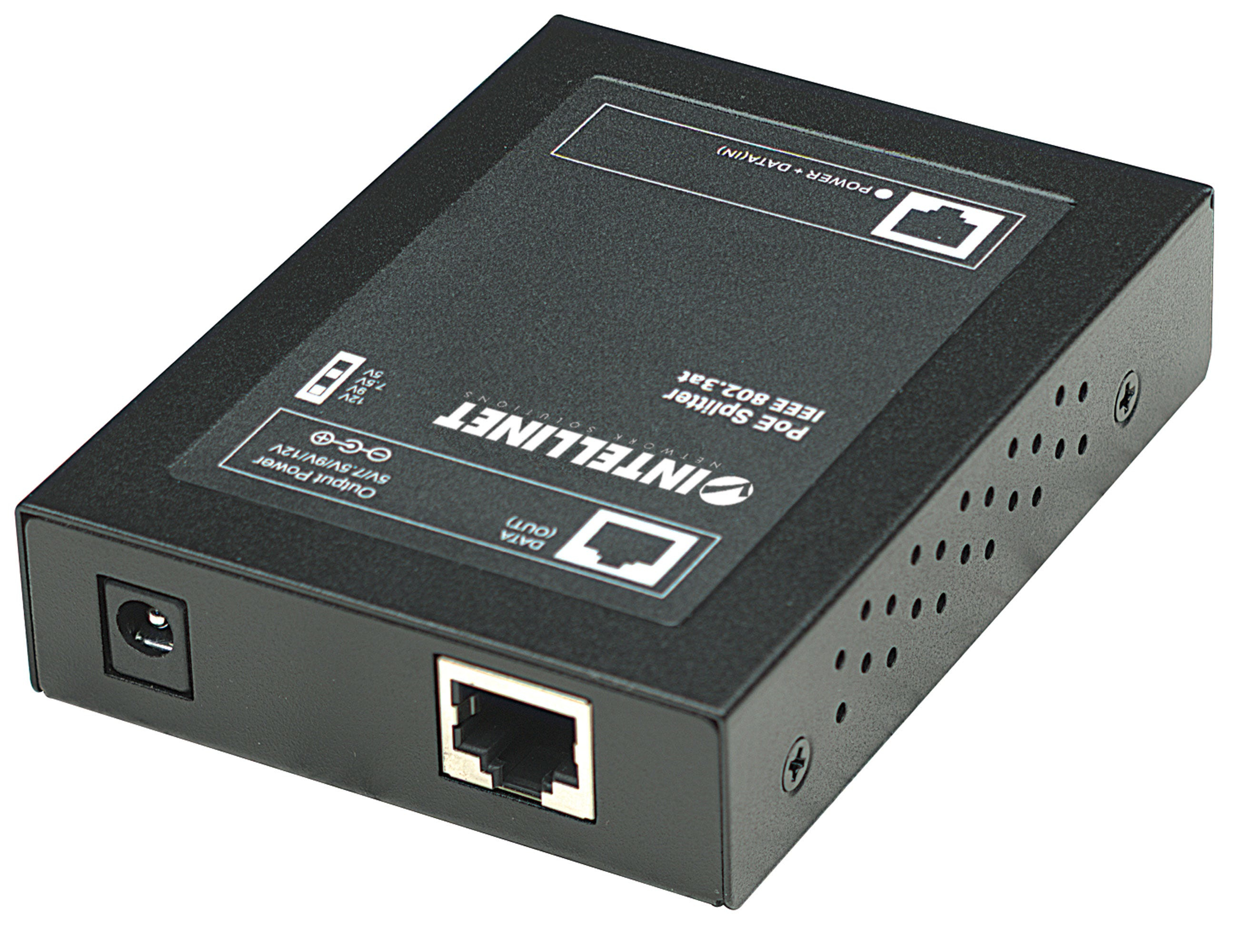 Intellinet PoE+Splitter IEEE802.3at 5/7.5/9/12V DC sw