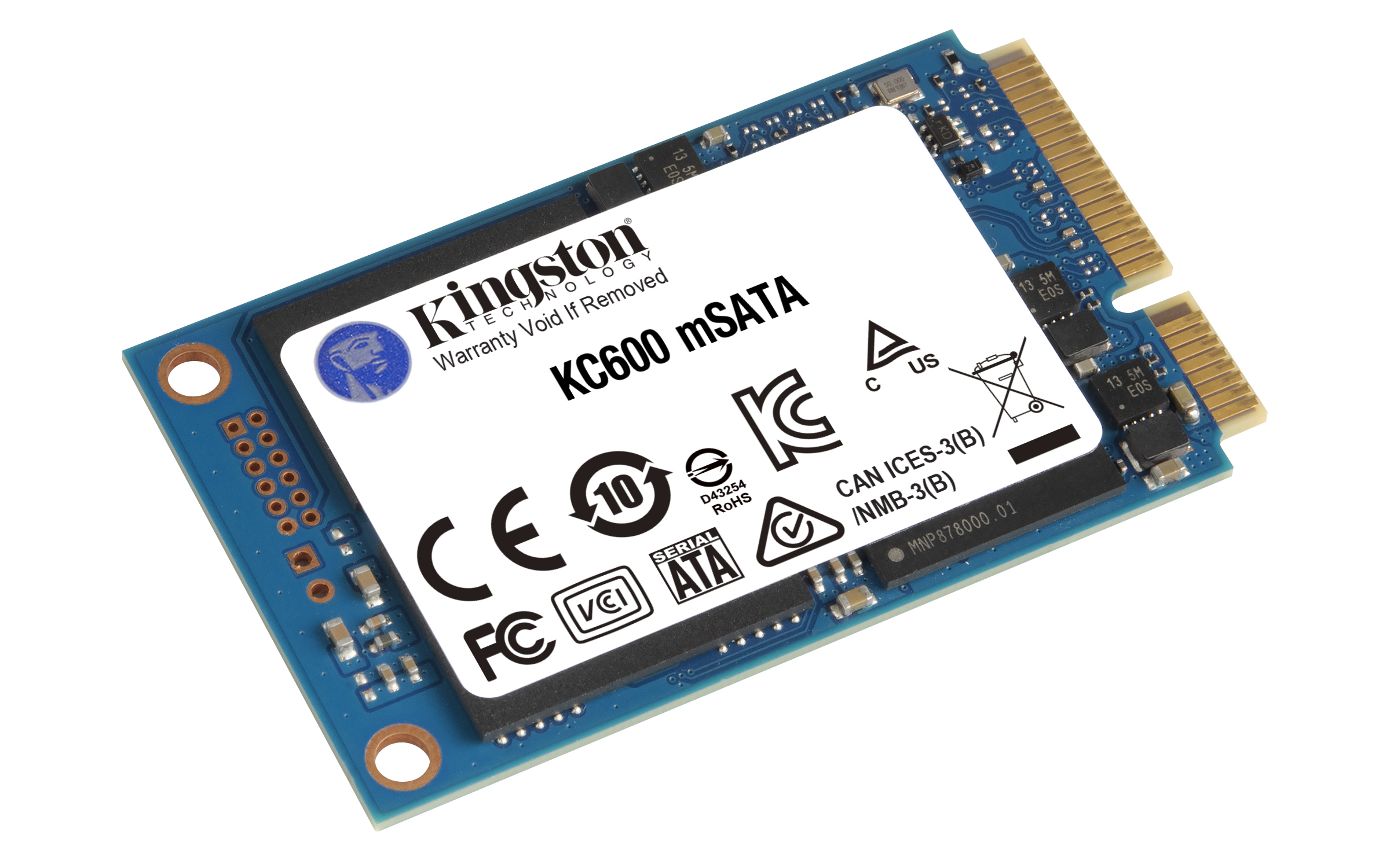 SSD 256GB Kingston 1,8 (4,6cm) mSATA KC600 retail