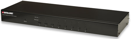 Intellinet KVM Switch PS2+Combo USB 8-Port Rackmount sw