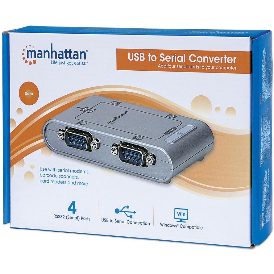 Manhattan Konverter USB-Seriell 4-Port