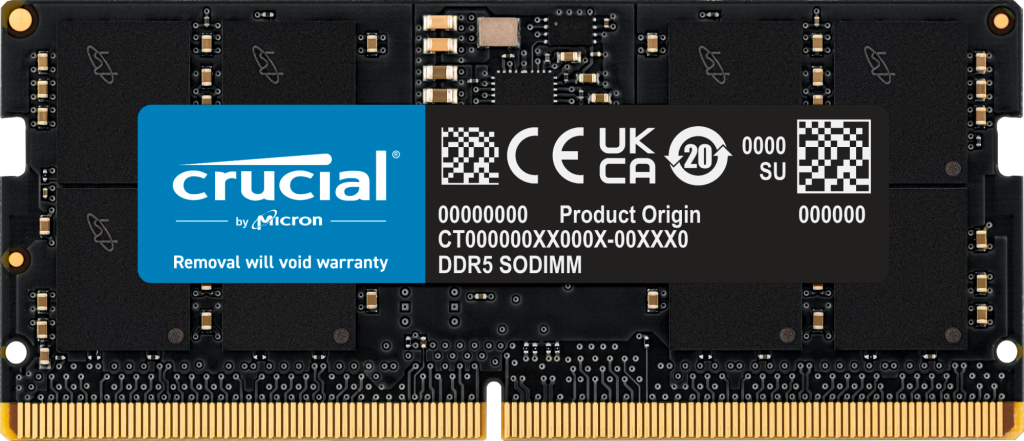 SO DDR5 16GB PC 4800 CL40 Crucial Value 1,1V retail