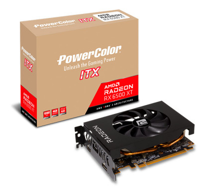 Powercolor Radeon RX6500 ITX 4GB GDDR6 HDMI DP