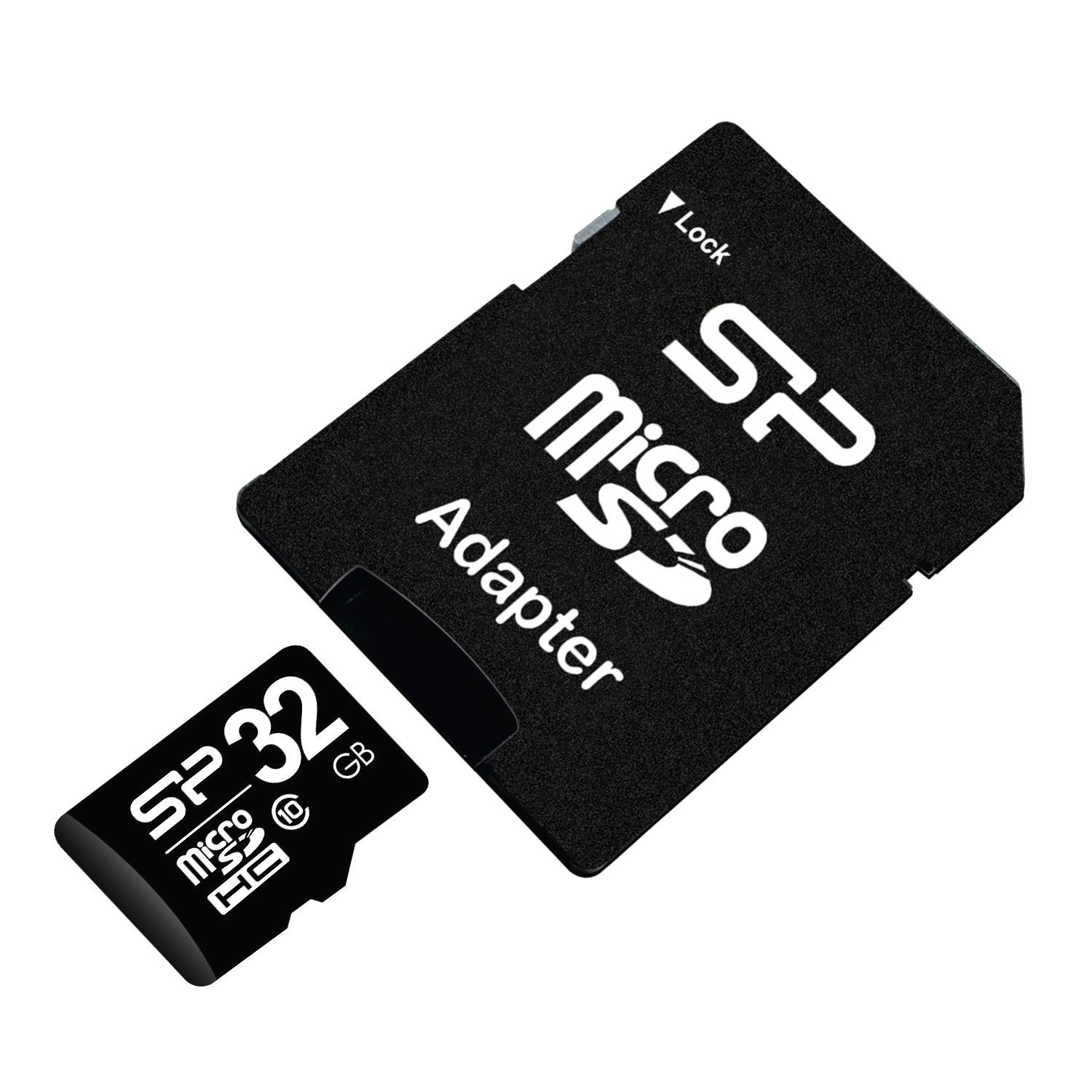 MicroSD Card 32GB Silicon Power SDHC CL.10 inkl. Adapter