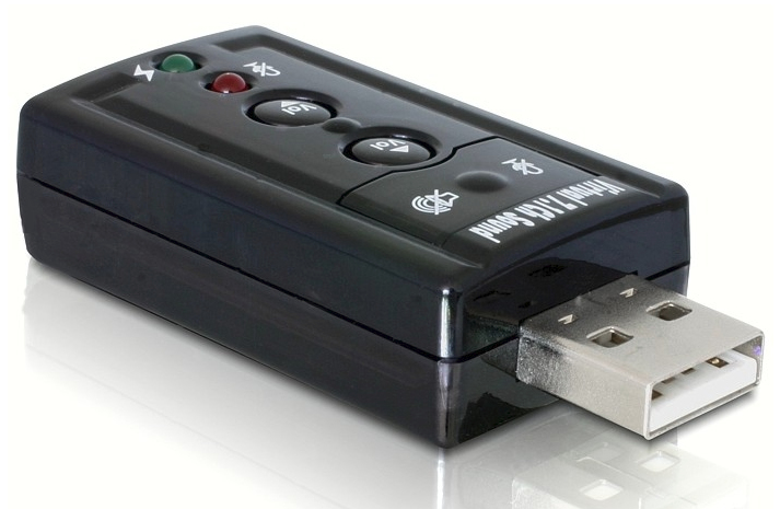 Audio Adapter Delock USB -> Sound Adapter (Virtual 7.1)