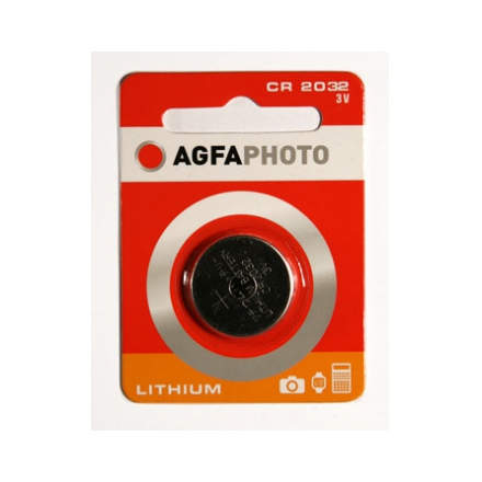 AgfaPhoto Batterie Knopfzelle CR2032 3.0V Lithium 1St.