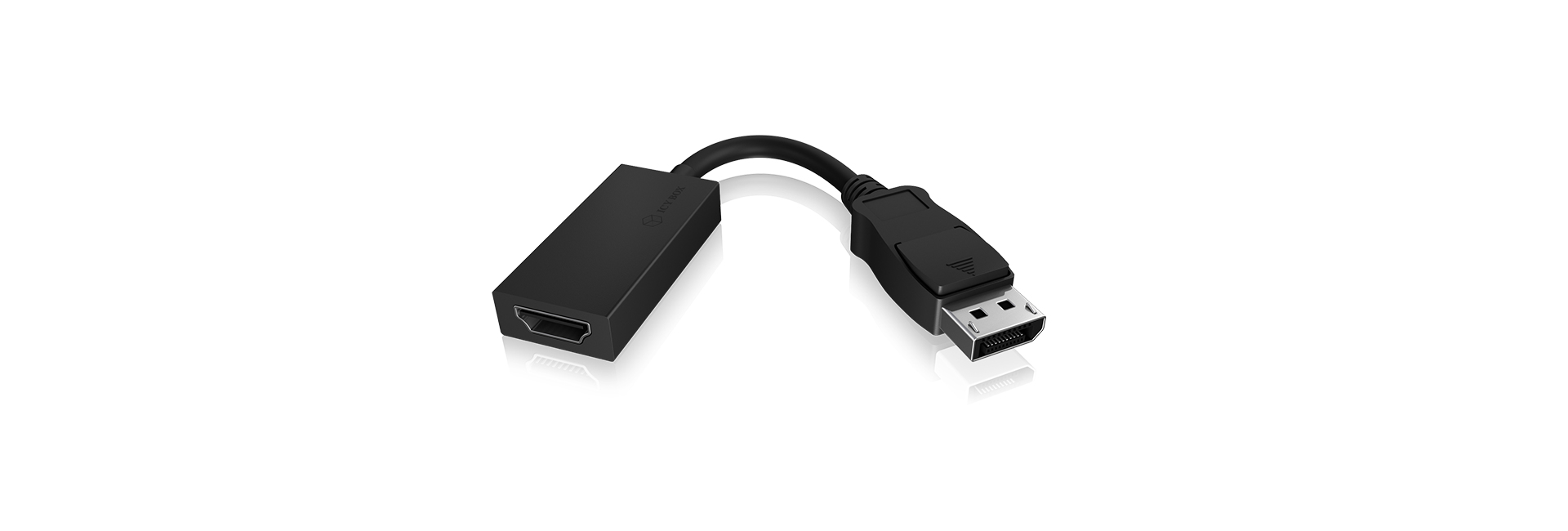 Adapter IcyBox DisplayPort 1,2 zu HDMI Plug&Play