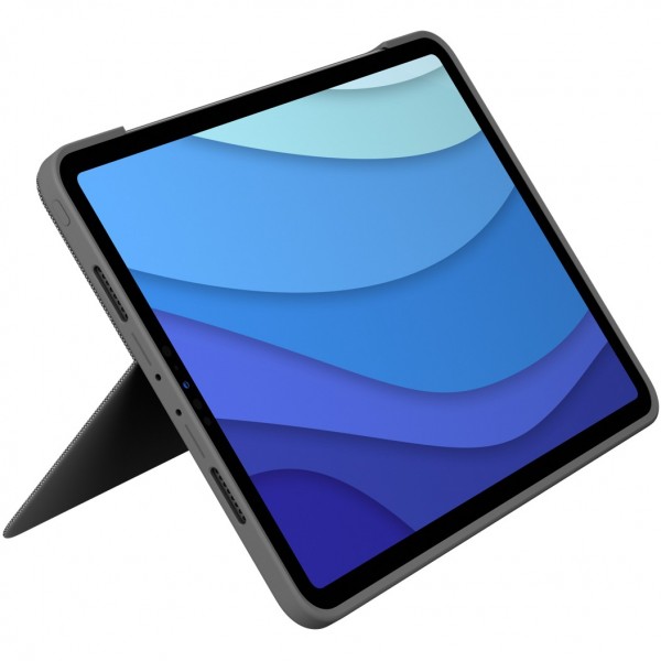 Logitech Combo Touch DE iPad Pro 11 1.Gen. 2.Gen. 3.Gen. - Oxford Gray