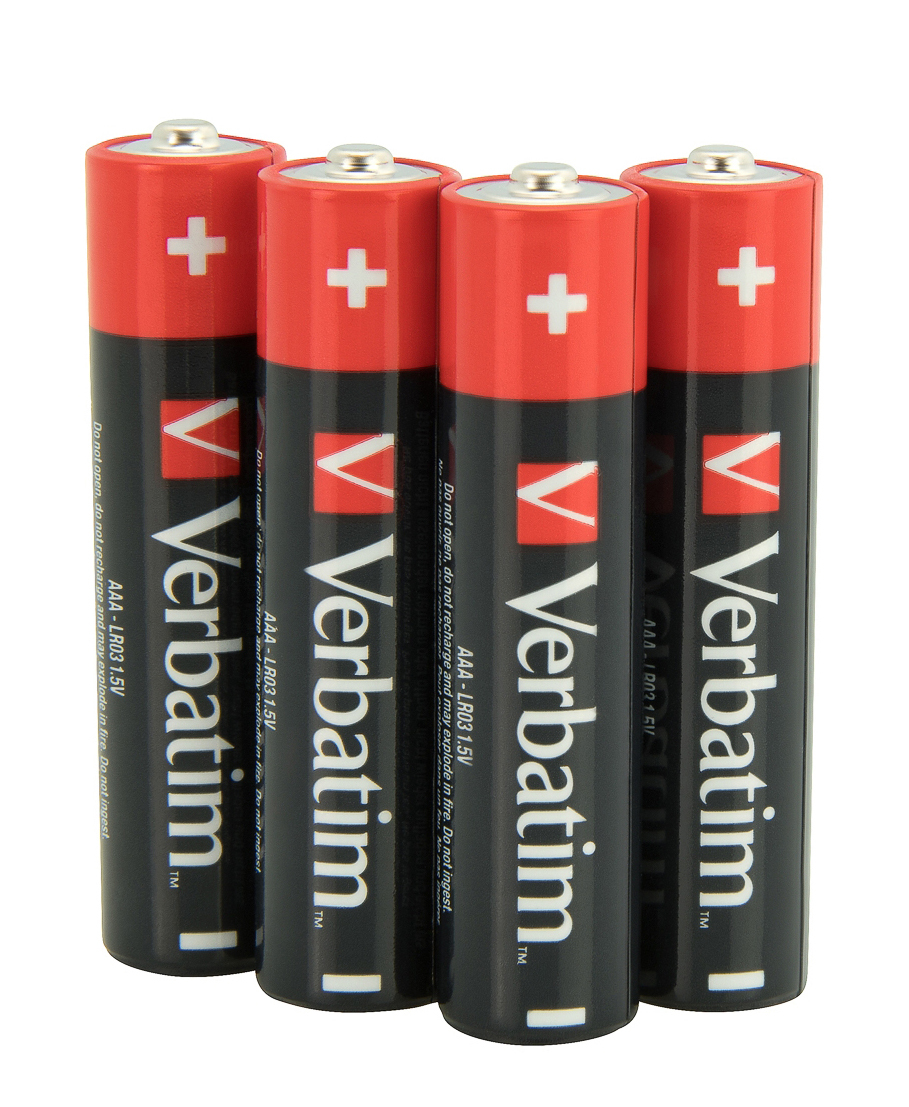 Batterie AAA Verbatim Alkalibatterien 10er Pack extern retail