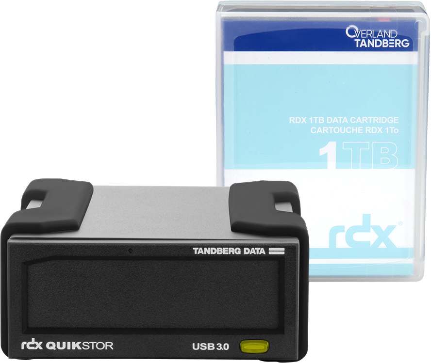 Tandberg RDX Quikstor External drive kit 1 TB USB+