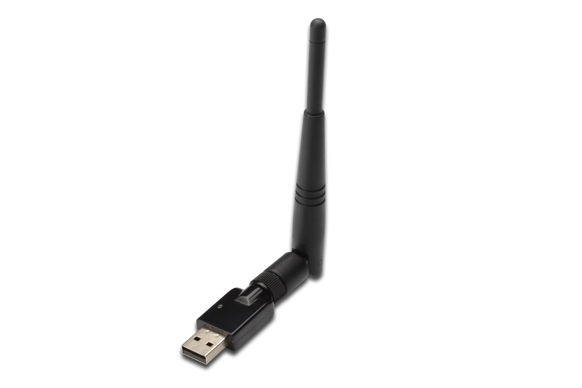 DIGITUS WLAN USB-Adapter 300Mbps Antenne schwarz + WPS