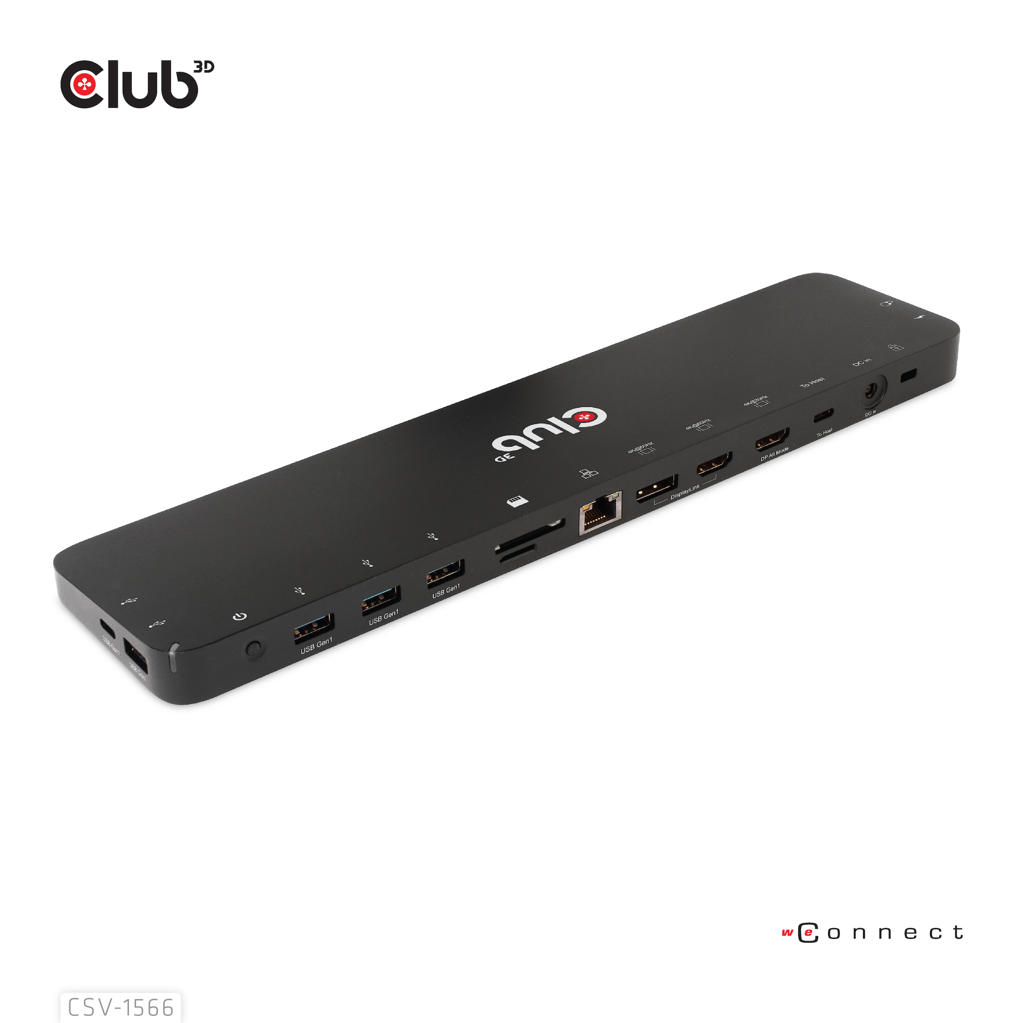Club3D 4K ChargingDock USB-C ->6xUSB3/DP/2xHDMI/LAN 120W retail