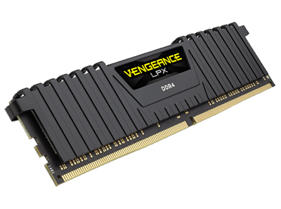 DDR4 16GB PC 2666 CL16 CORSAIR KIT (2x8GB) VengeanceT Black retail