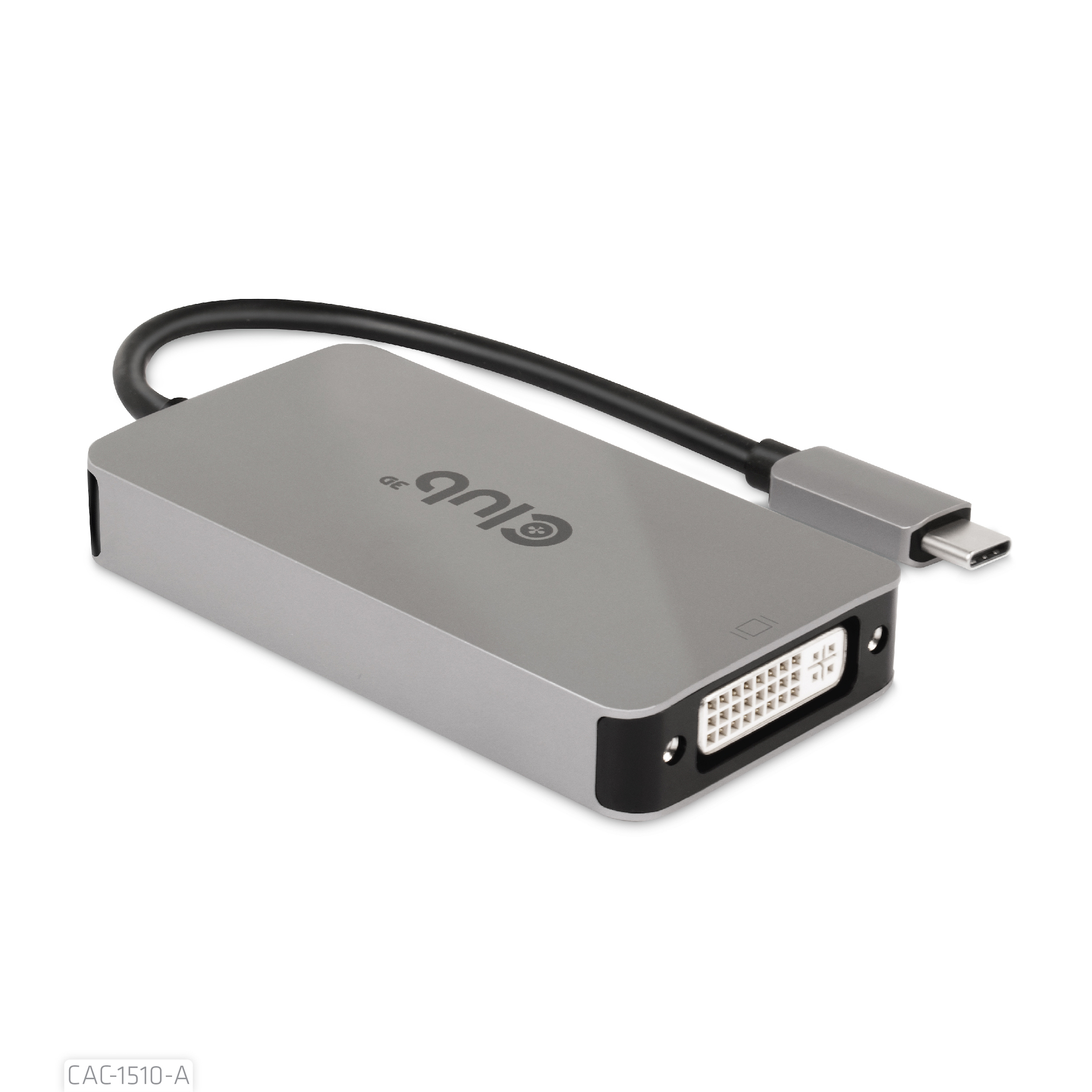 Club3D Adapter USB 3.2 Typ C > DVI-D HDCP Off aktiv St/Bu retail