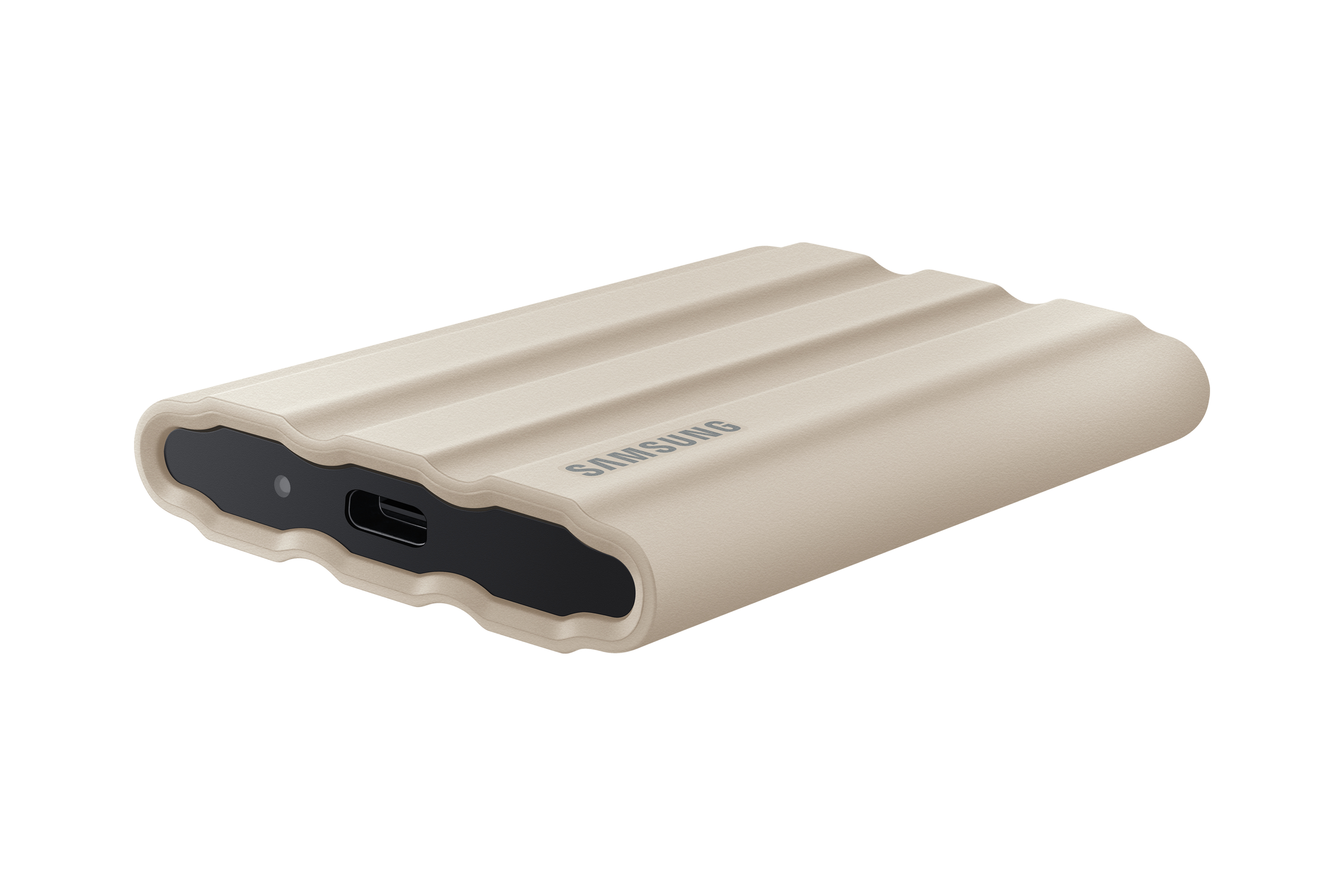 SSD 2TB Samsung Portable SSD T7 Shield USB3.2 Beige extern Kit