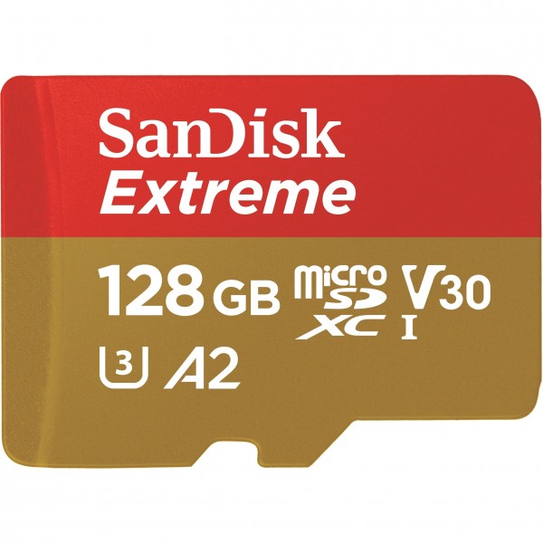 SanDisk Extreme microSDXC 128GB 190MB/s + Adapter