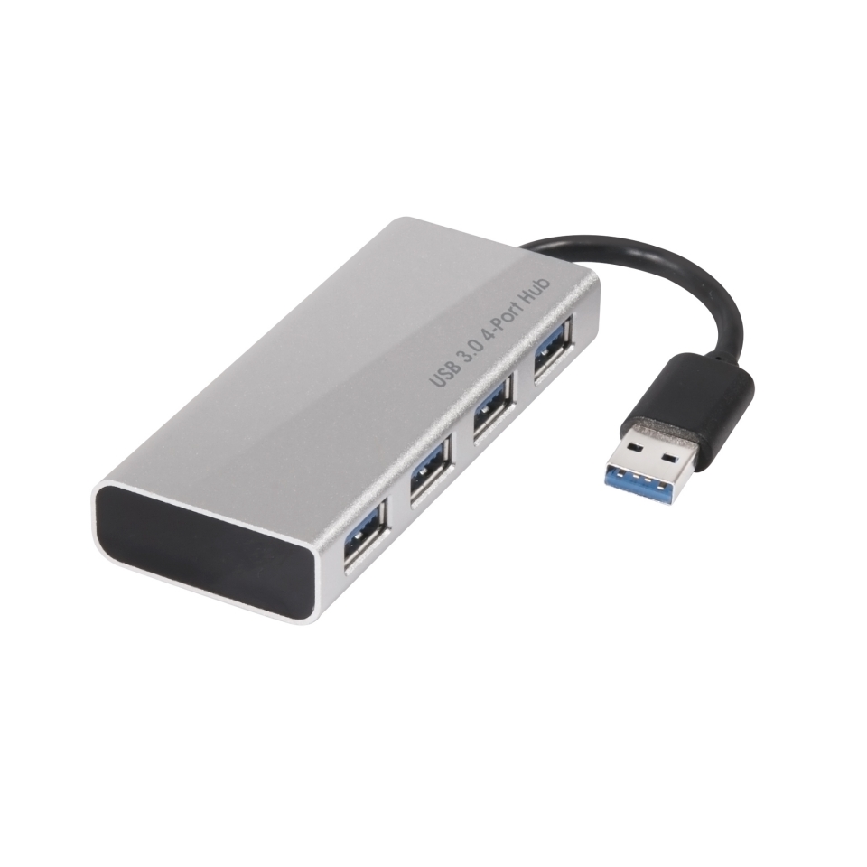 Club3D USB-Hub USB 3.0 Typ A > 4x USB 3.0 Typ A mit Netzteil retail