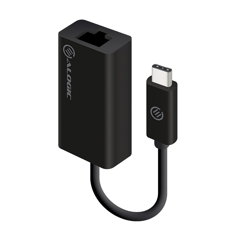 Alogic Adapter USB 3.1 USB-C -> Gigabit Ethernet schwarz