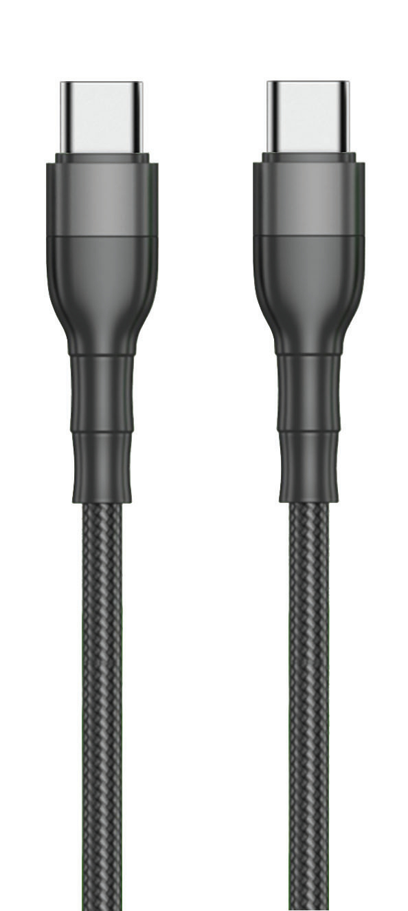 2GO USB Ladekabel 2x Type C schwarz