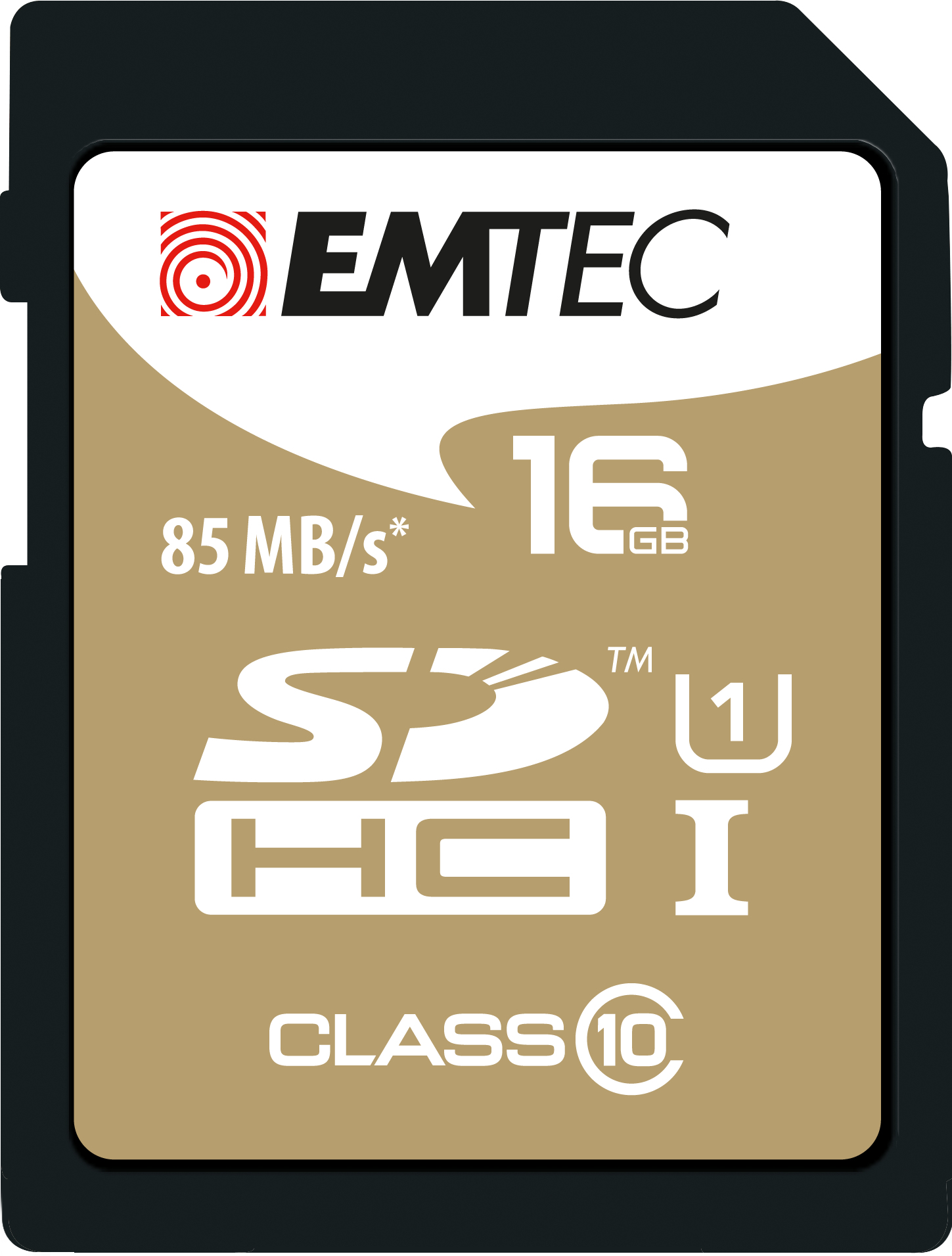 EMTEC SD Card 16GB SDHC (CLASS10) Gold + Kartenblister
