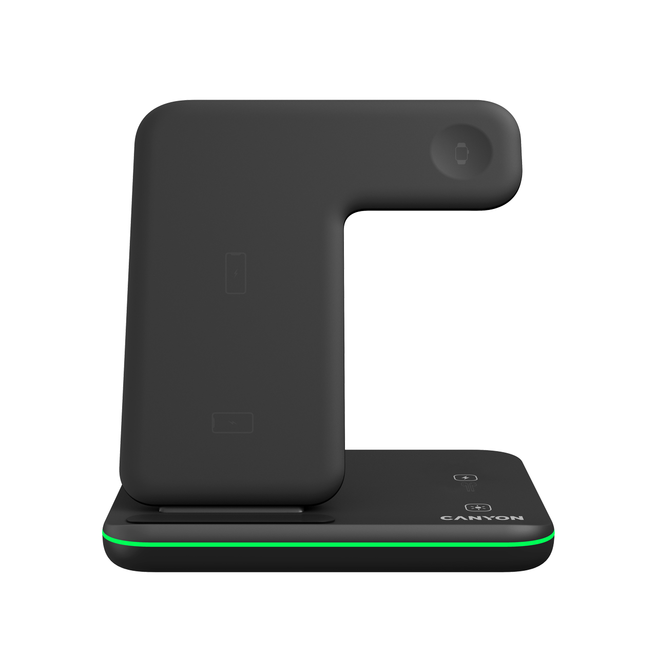 Canyon Ladegerät Wireless Dock 3in1 QI für Apple 15W black retail