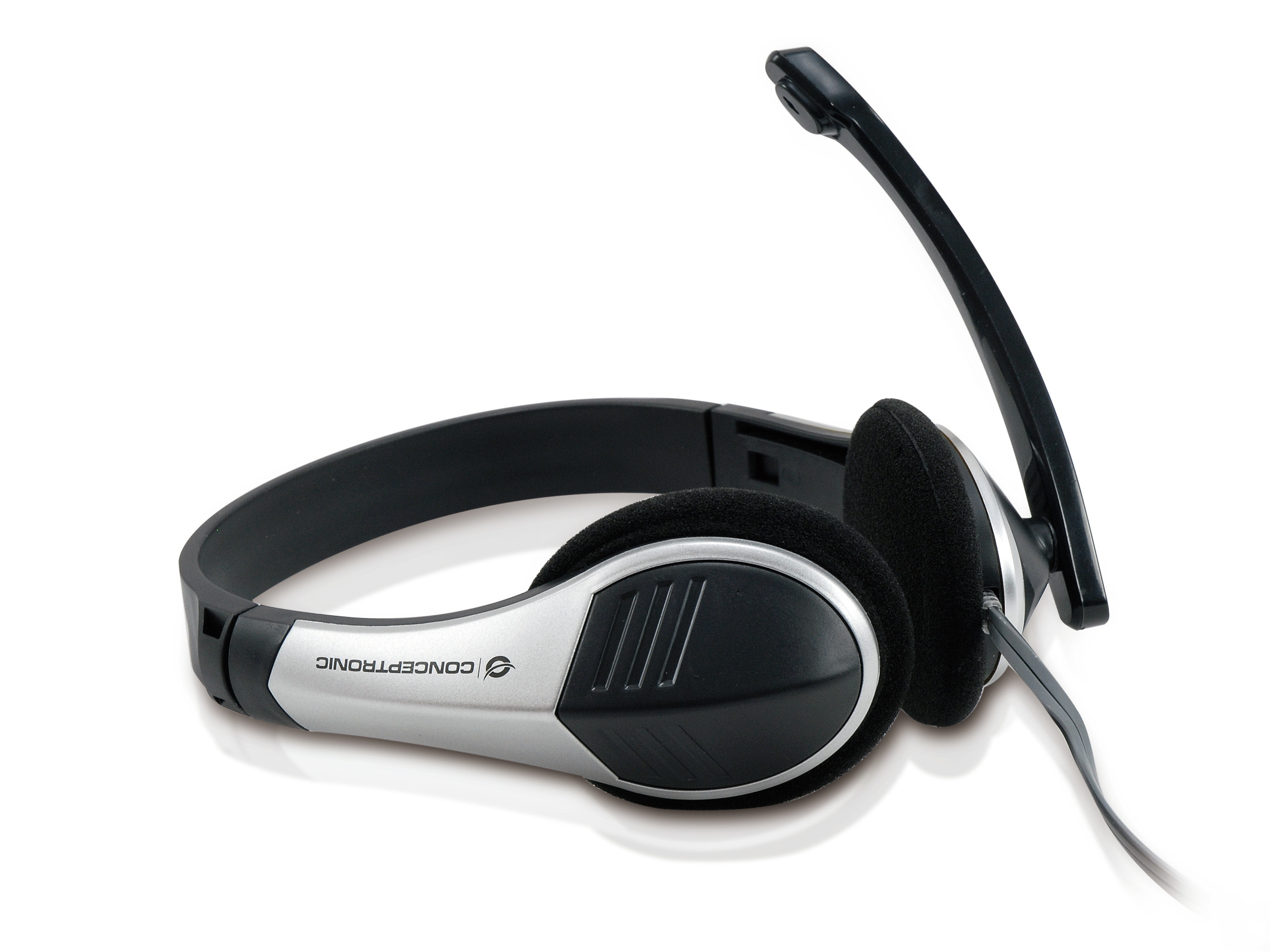 CONCEPTRONIC Headset Klinke 2m Kabel,Mikro,int.Bed.Stereo si