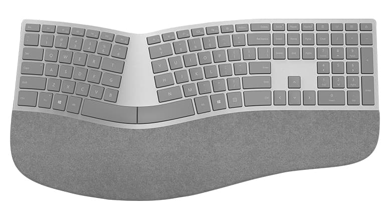 Microsoft Surface Keyboard Ergonomic Bluetooth Grey DE/AT