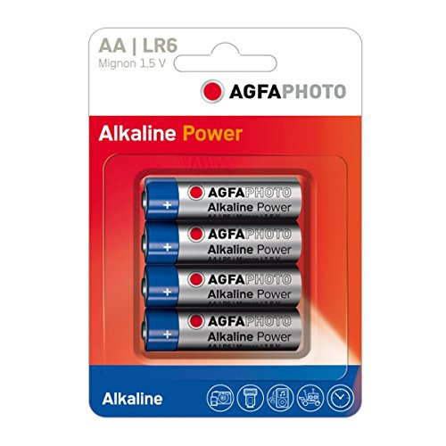 AgfaPhoto Batterie Alkaline Power -AA LR06 Mignon 4St.