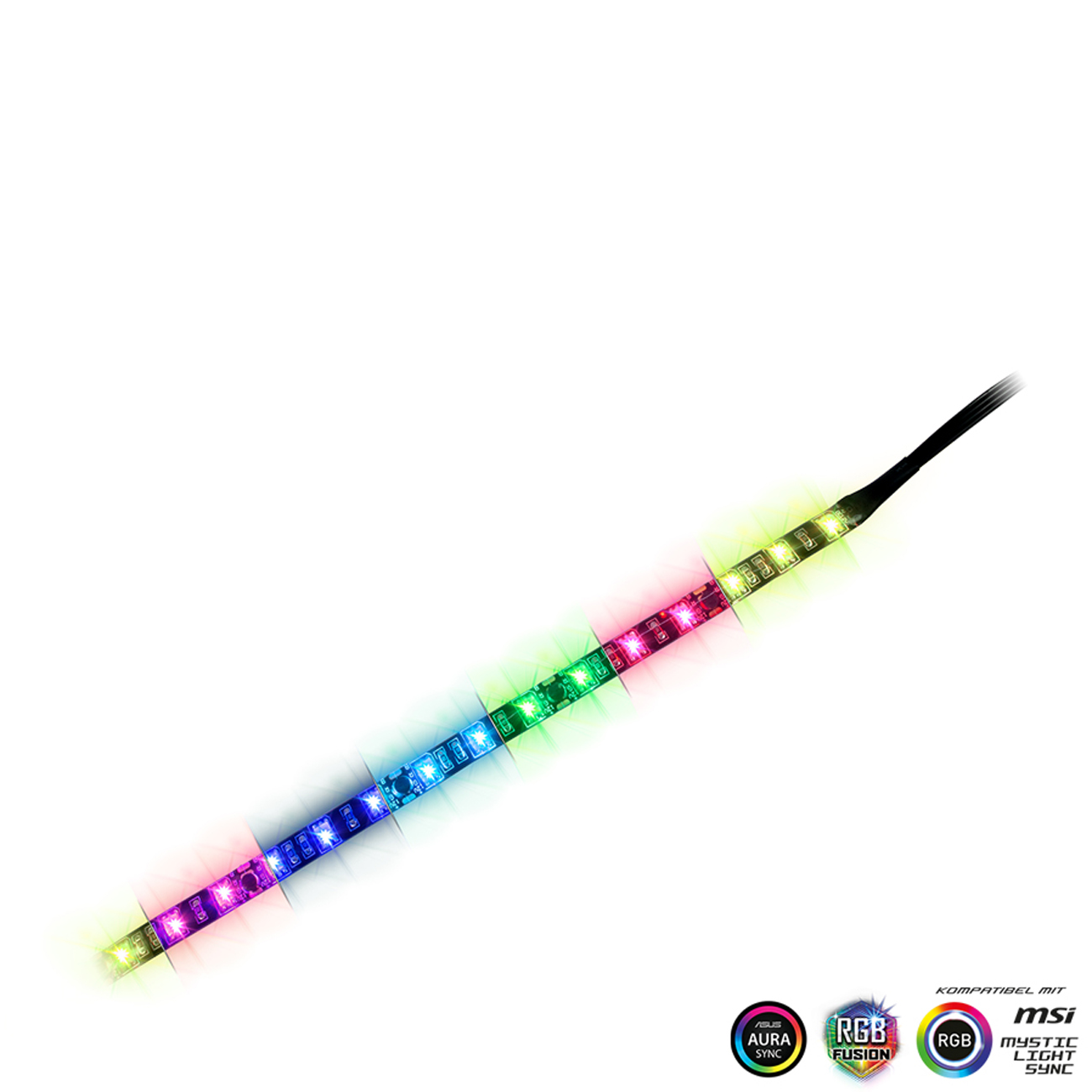 Inter-Tech LED Strip Argus Aura, RGB 0,50m 30 LEDs