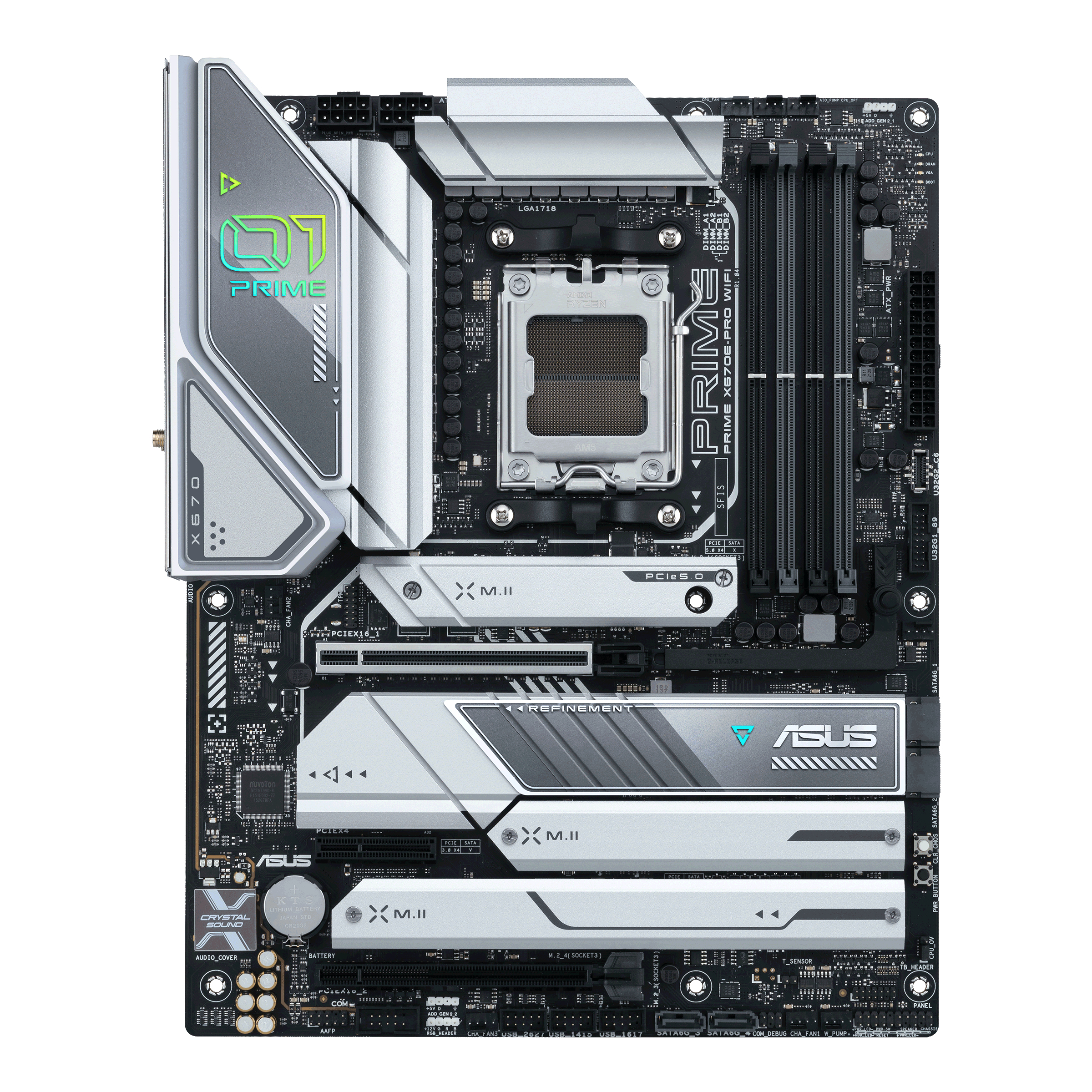 MB ASUS PRIME X670E-PRO WIFI (AMD,AM5,DDR5,ATX)