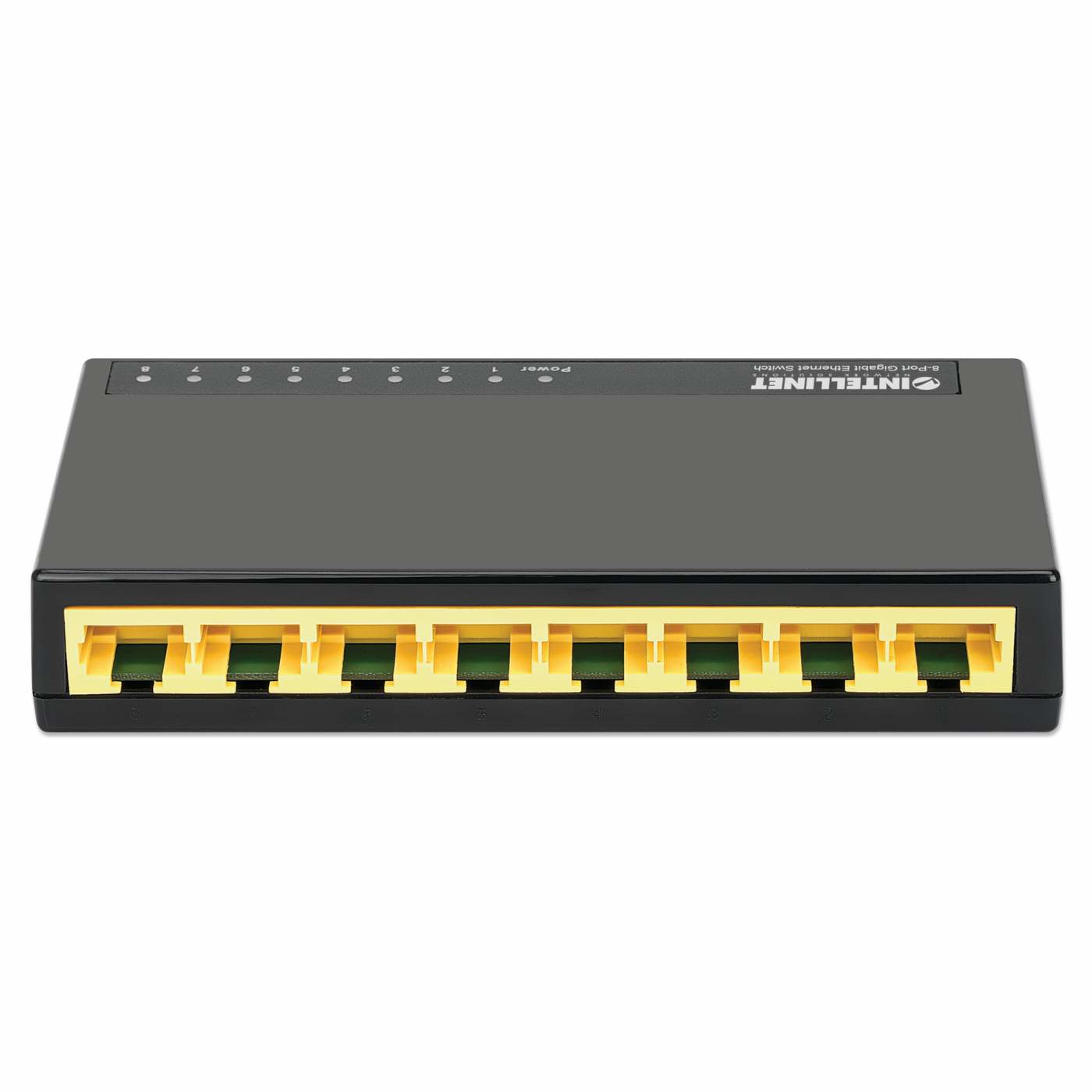 INTELLINET Desktop 8-Port Gigabit Ethernet Switch schwarz